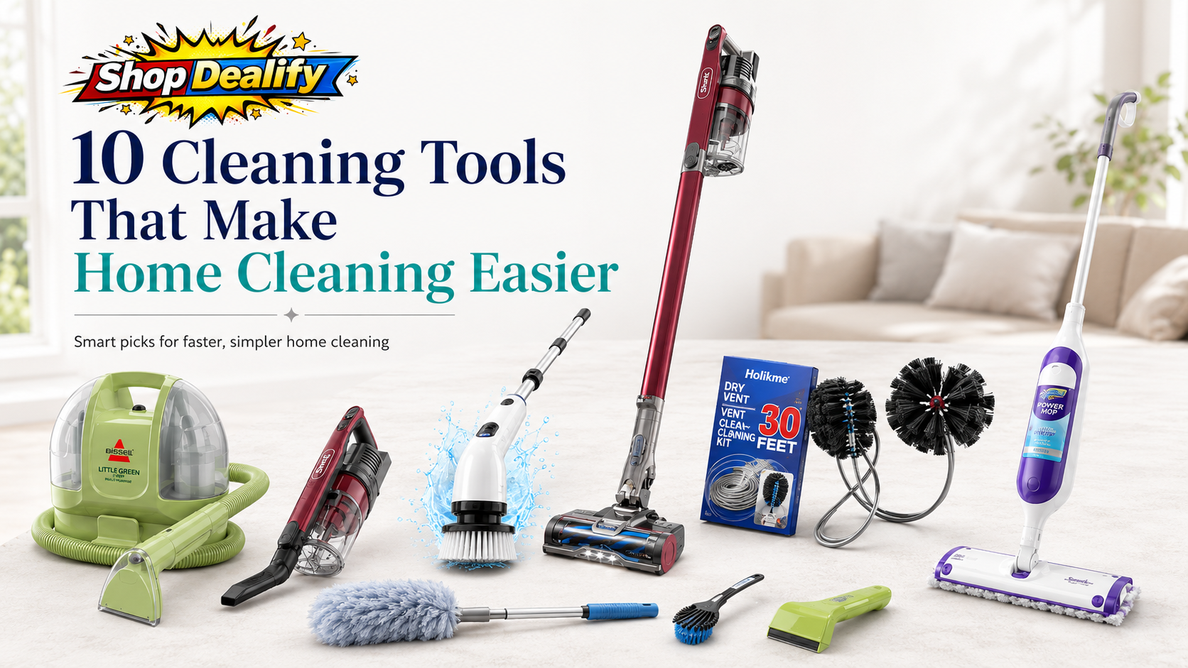 10 Cleaning Tools That Make Home Cleaning Easier | Shopdealify