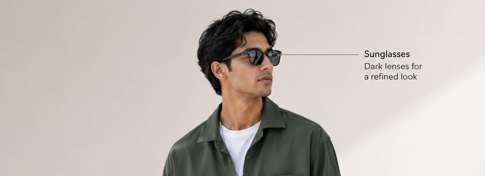 A good looking guy with sun glasses