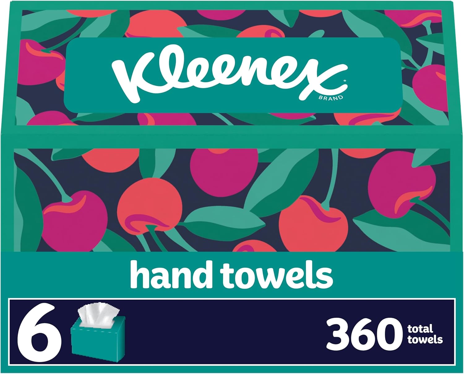 Disposable Paper Hand Towels, 6 Boxes, 60 Tissues per Box (360 Total), Packaging May Vary