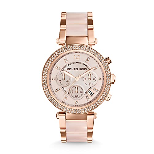 Michael Kors MK5896 - Parker Rose Gold/Blush Acetate One Size