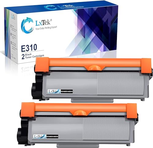 LxTek Compatible Toner Cartridge Replacement for Dell E310 E310dw E514 | E515 P7RMX PVTHG 593-BBKD Compatible with Dell Wireless Monochrome E310dw E515dw E514dw E515dn Printer (2 Black, High Yield)