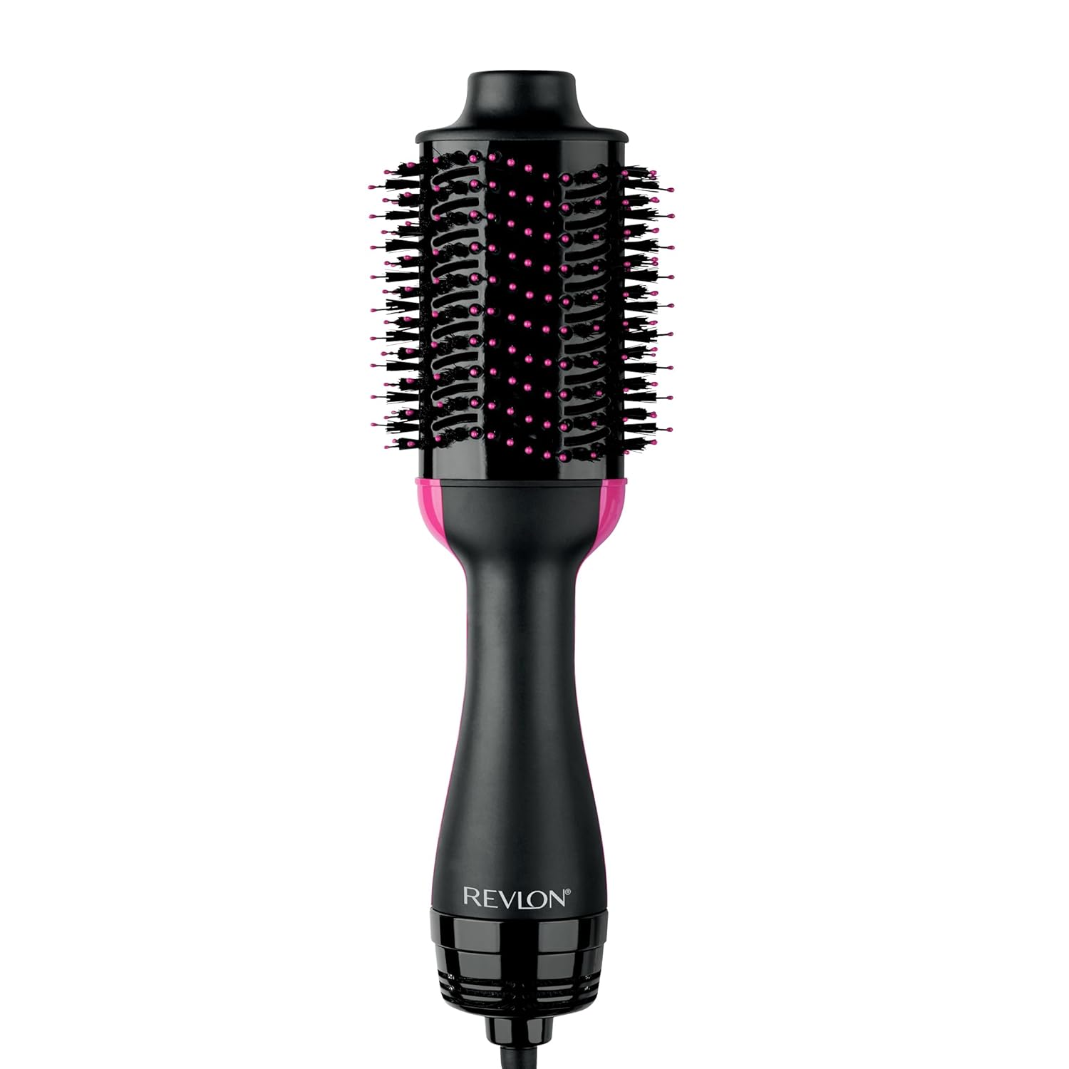 One-Step Volumizer Hair Dryer and Styler – Easy Salon-Style Blowouts – Less Frizz, More Shine, and Reduced Heat Damage, for All Hair Types and Lengths (Black)