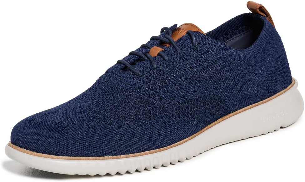 mens 2.zerogrand Stitchlite Oxford, Marine Blue/Vapor Grey, 9.5 US