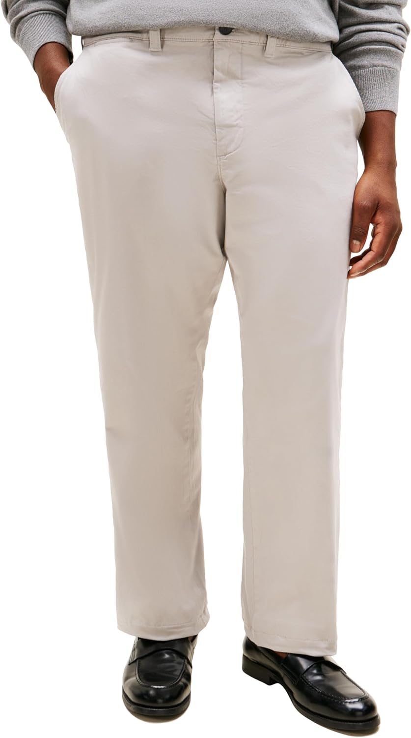 Tommy Hilfiger Men's Big & Tall Stretch Cotton Chino Pants in Classic Fit