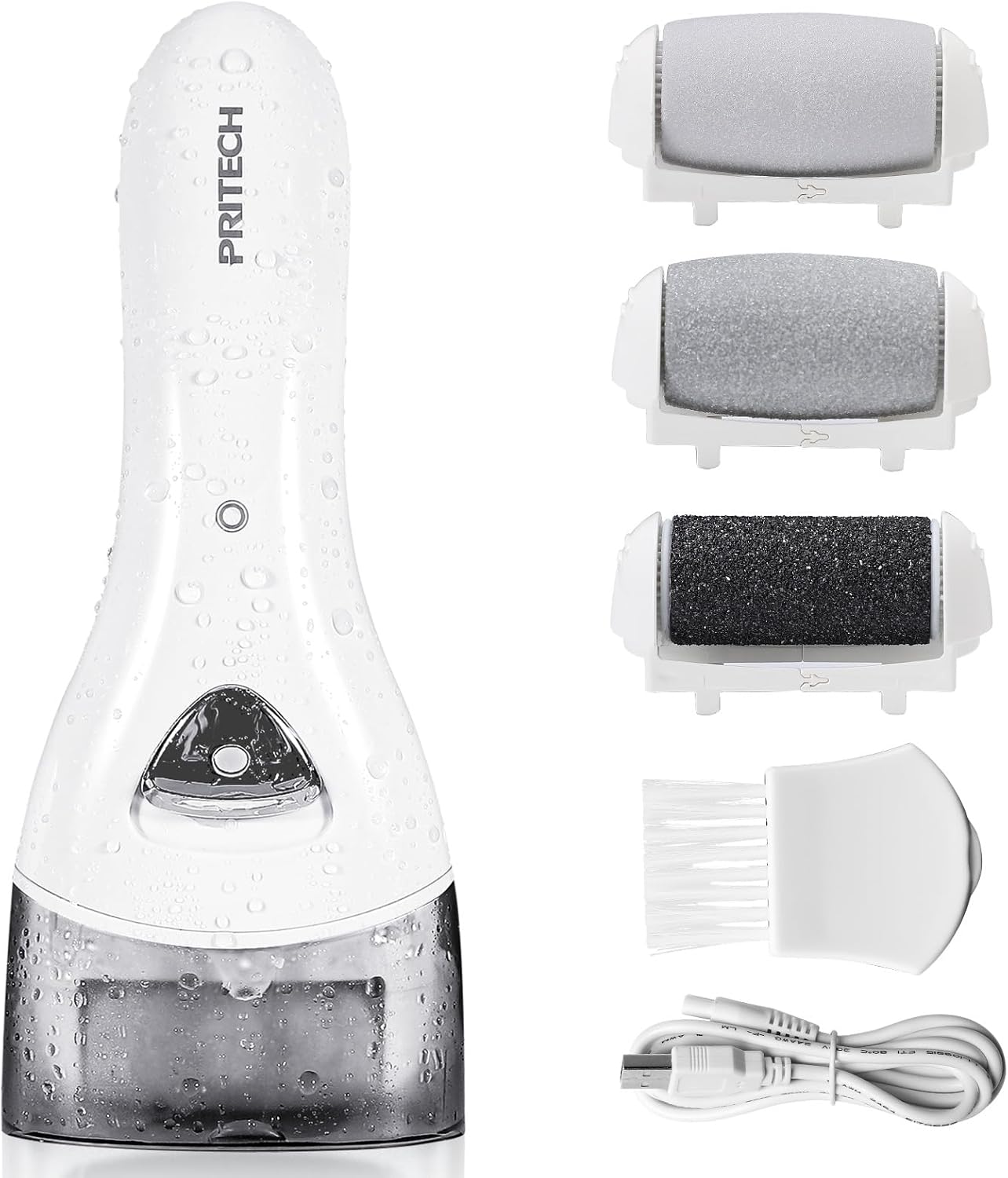 Electric Feet Callus Removers Rechargeable,Portable Electronic Foot File Pedicure Tools, Electric Callus Remover Kit,Professional Pedi Feet Care Perfect for Dead,Hard Cracked Dry Skin