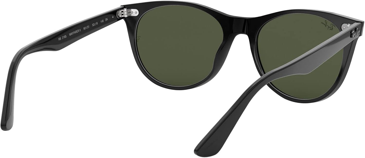 Ray-Ban Men's RB2185 Wayfarer Ii Evolve Photochromic Round Sunglasses
