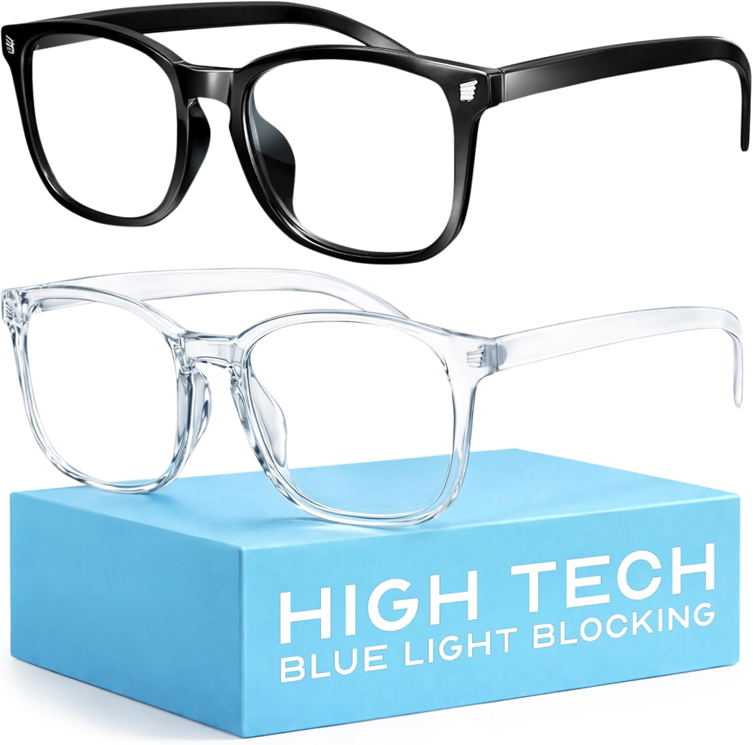livho High Tech Blue Light Glasses - Advanced Blue Light Blocking Computer Glasses - Screen Fatigue & UV Protection
