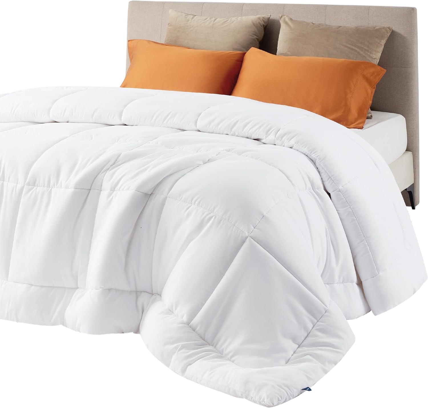 Bedsure Comforter Duvet Insert,White, Queen 88 x 88 Inches