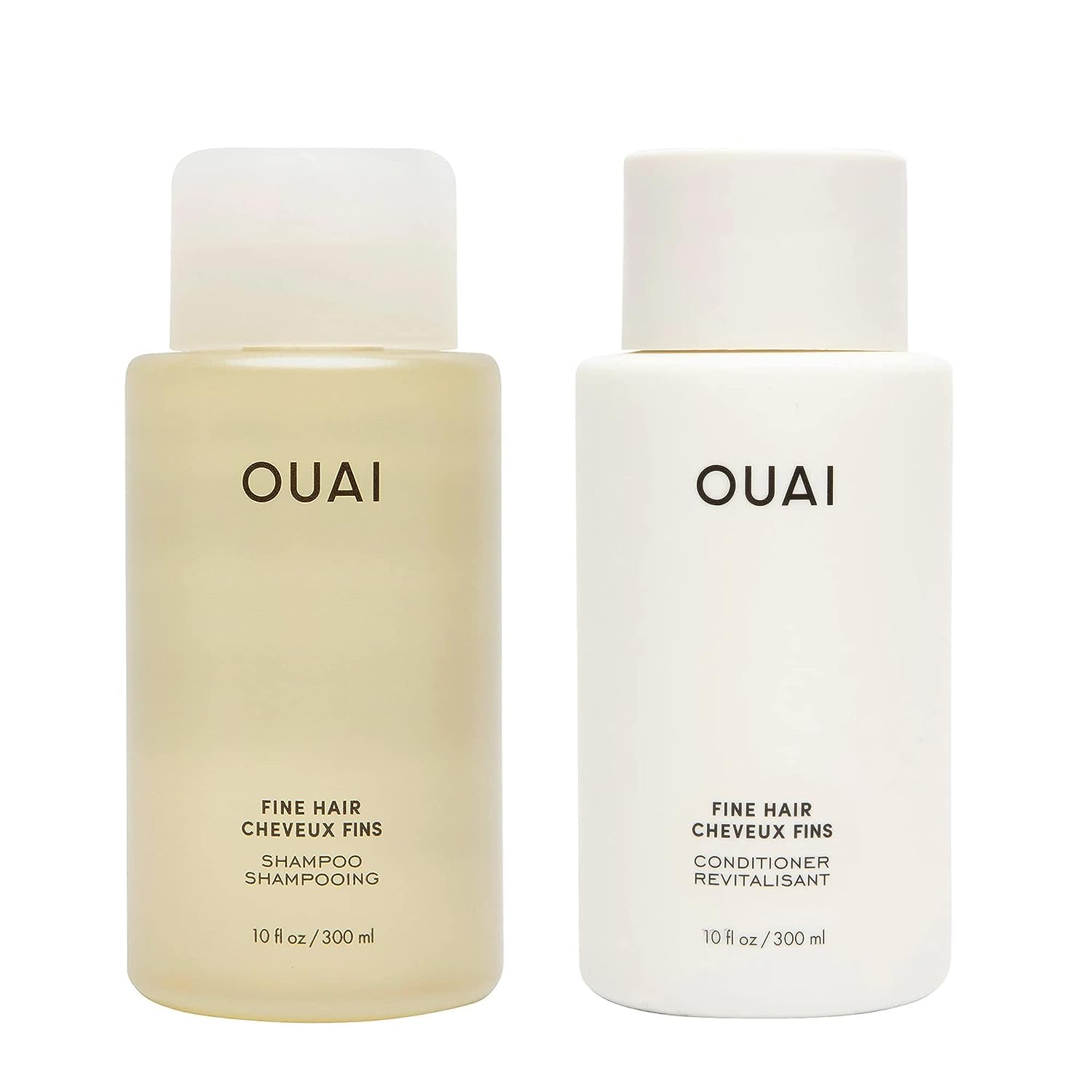 Fine Shampoo and Conditioner Set - Sulfate Free Shampoo and Conditioner for Women & Men - Made with Keratin, Marshmallow Root, Shea Butter & Avocado Oil - Free of Parabens & Phthalates (10 Fl Oz)
