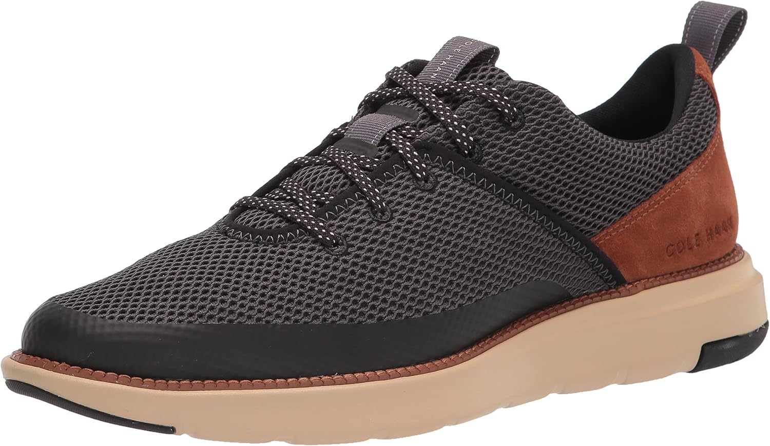 Cole Haan mens Grand Atlantic Sneaker, Black/Magenet/British Tan, 10 US
