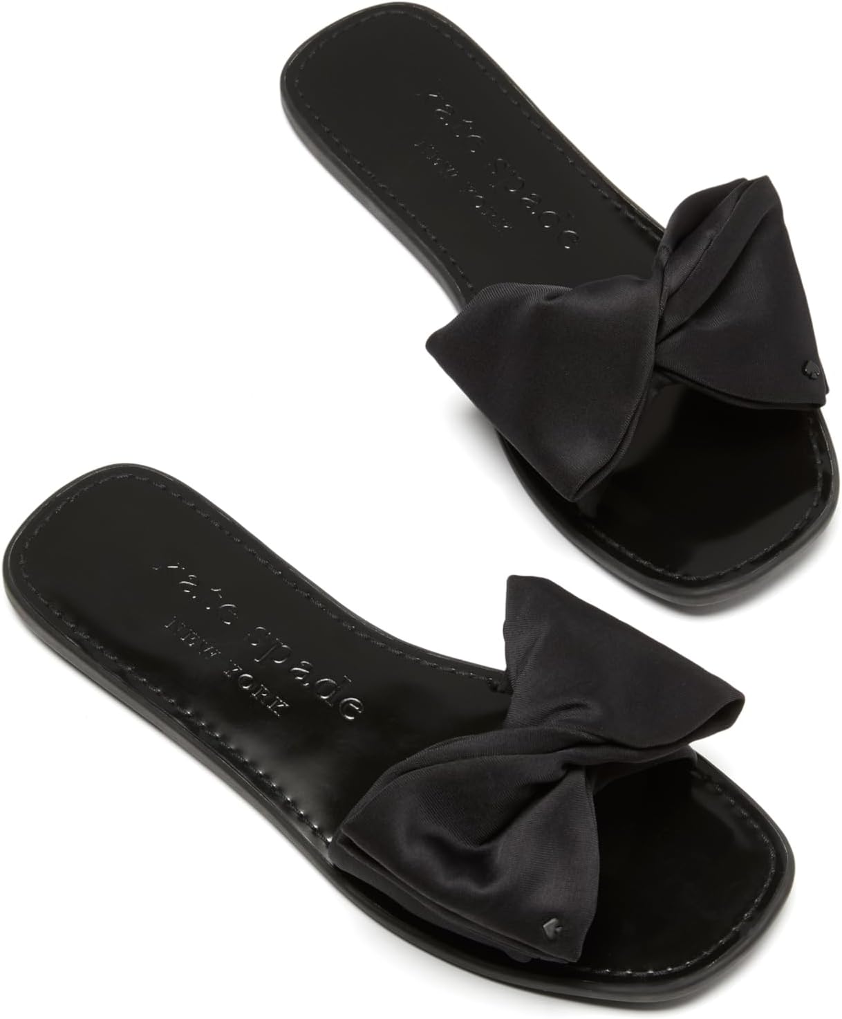kate spade new york Women's Bikini Bow Slide Sandal, Blazer Blue, 9