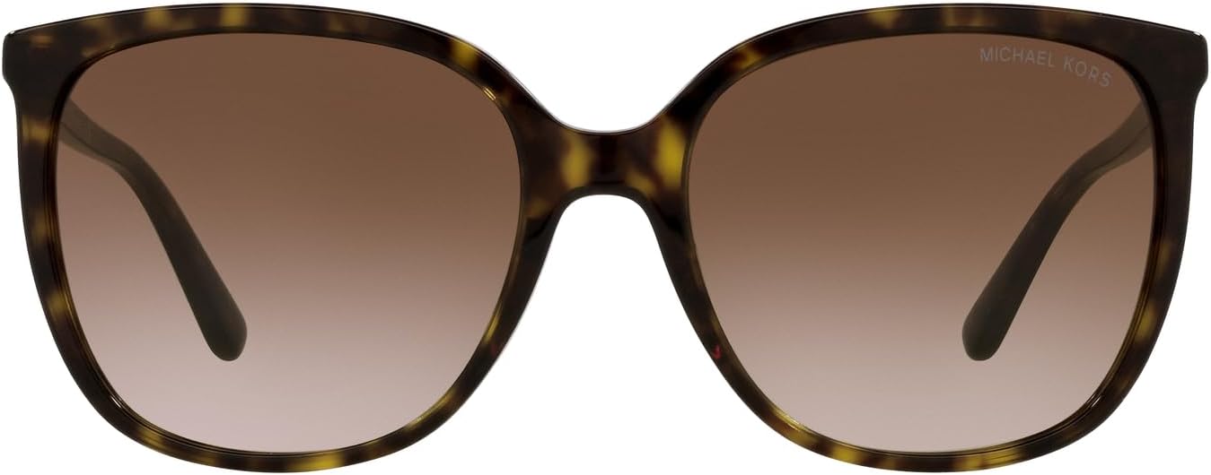 MK2137U Anaheim Universal Fit Square Sunglasses, Dark Tortoise/Brown Gradient, 57 mm