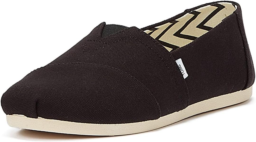 TOMS Classic Alpargata Black 7.5 B (M)