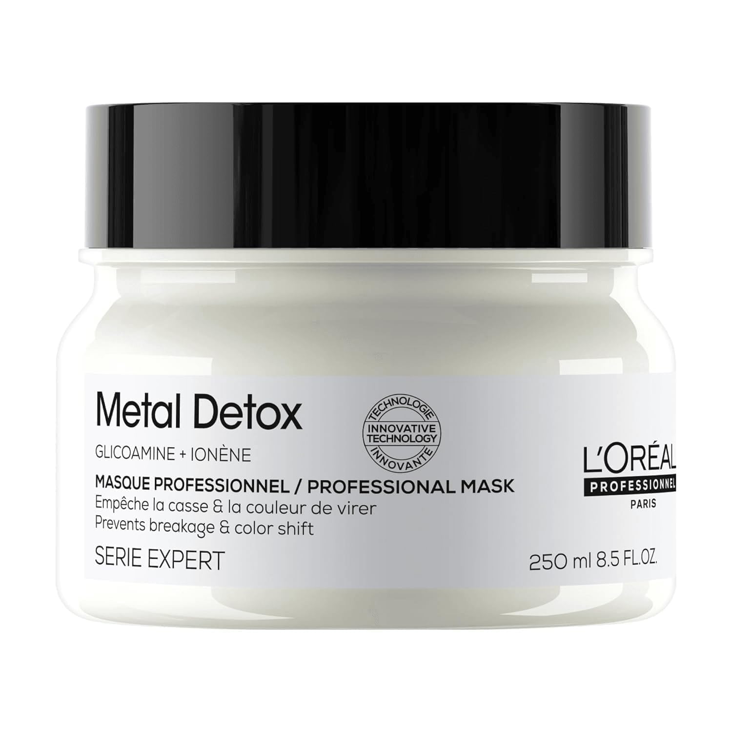 Professionnel Paris Metal Detox Hair Mask - Sulfate-Free Deep Conditioner & Treatment For Dry or Damaged & All Hair Types, Prolongs Color, Prevents Damage & Adds Softness