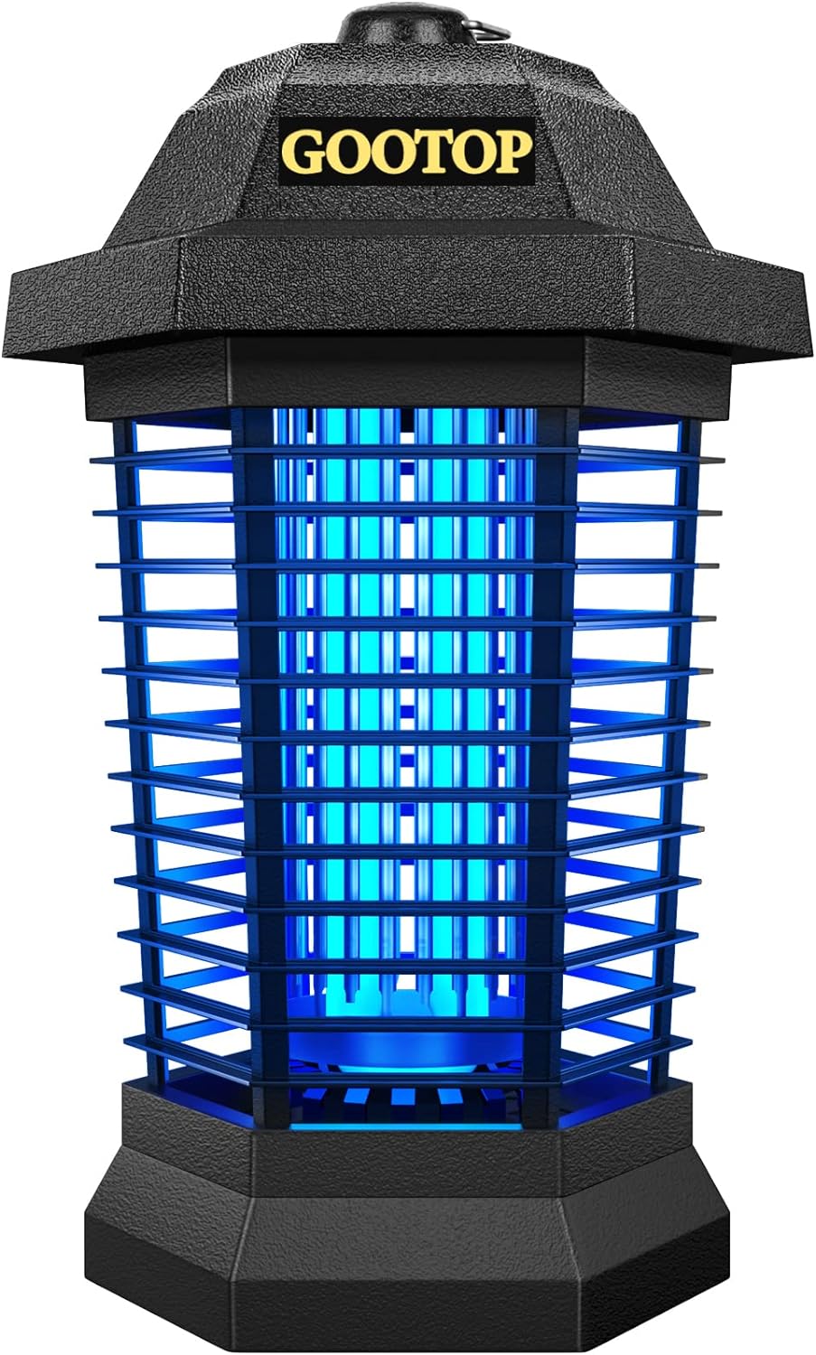 Bug Zapper Outdoor, Mosquito Zapper, 3 Prong Plug in Electric Fly Zapper, Mosquito Killer, Fly Traps, Flying Insects Zapper Indoor Outdoor, 4200V, ABS Plastic Outer (Black)
