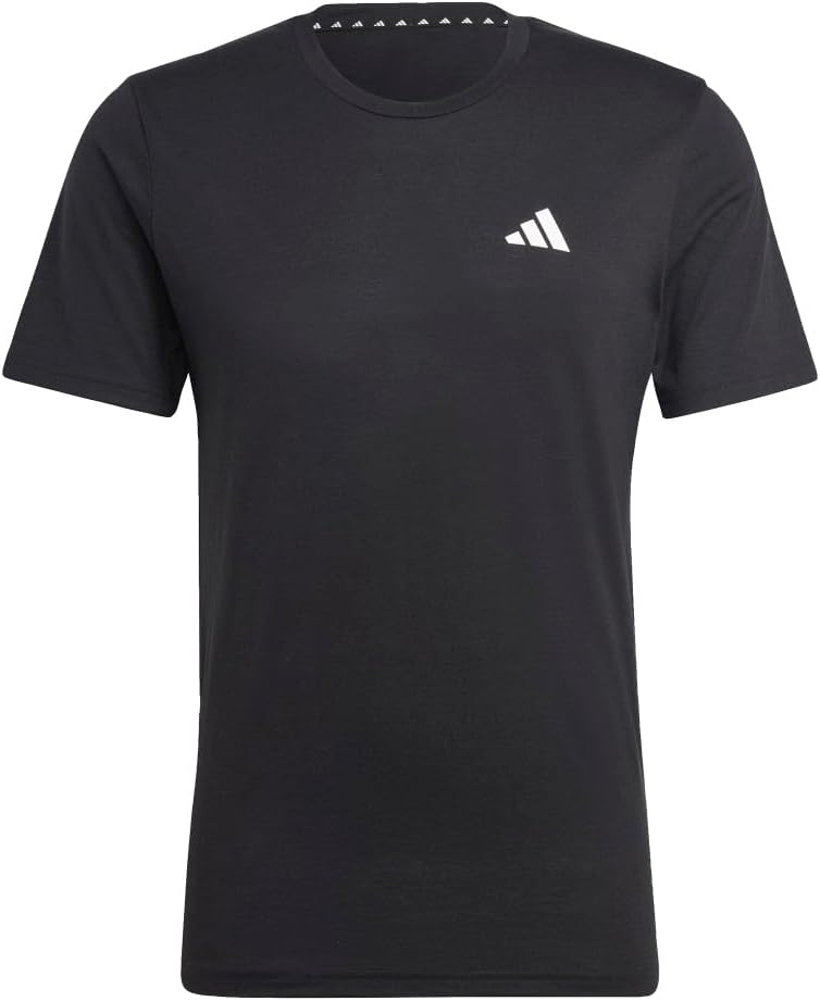 adidas Men's Essentials Feel Ready Training T-Shirt, Black/White, X-Large