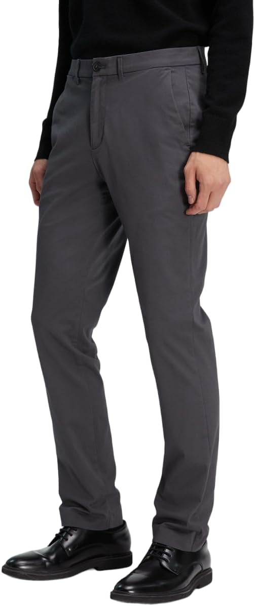 Calvin Klein Men's Slim Fit Infinite Flex Chinos Asphalt