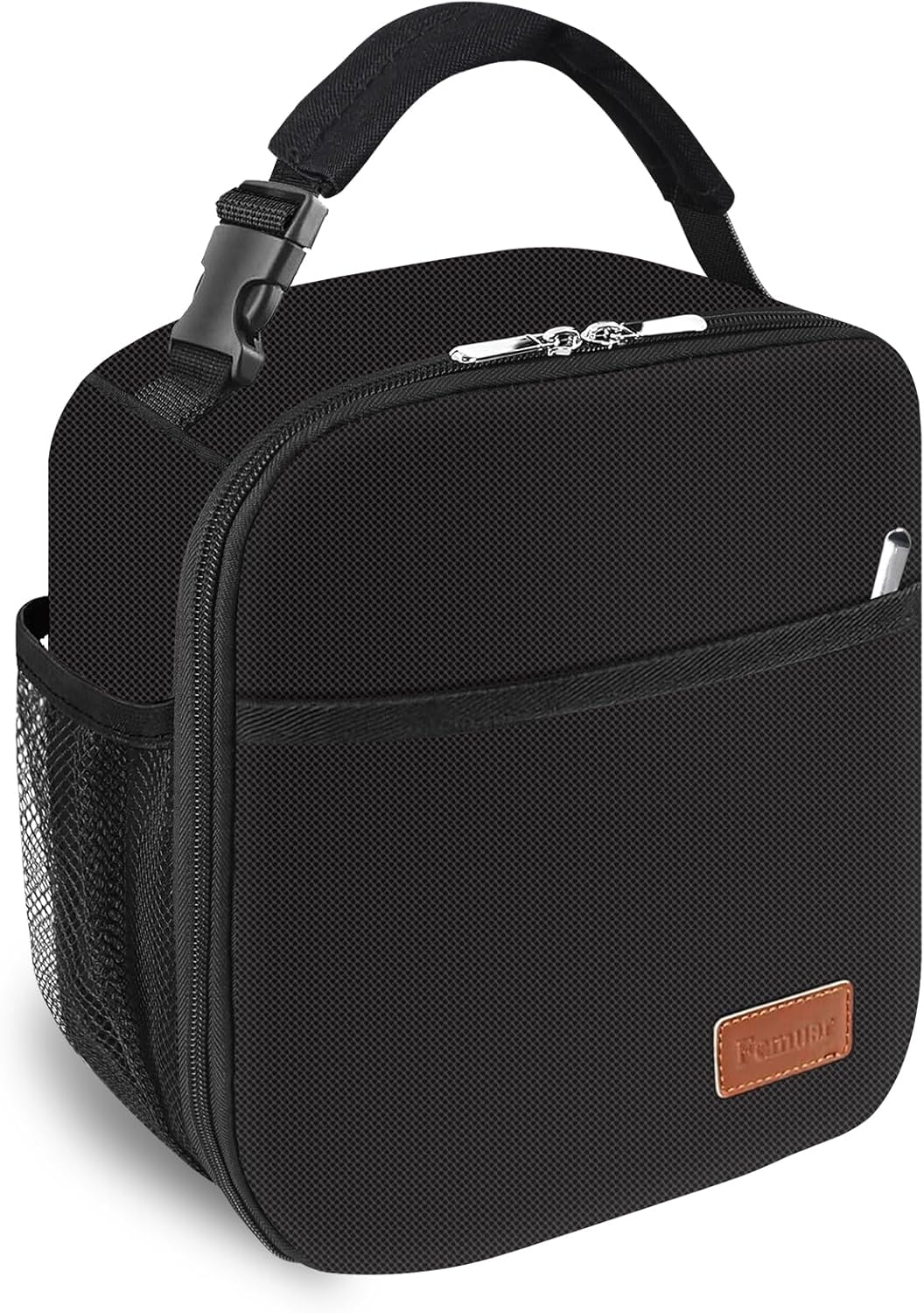 Lunch Box for Men Women Adults, Small Lunchbox for Work Picnic - Reusable Lunch bag Portable Lunch tote, Black