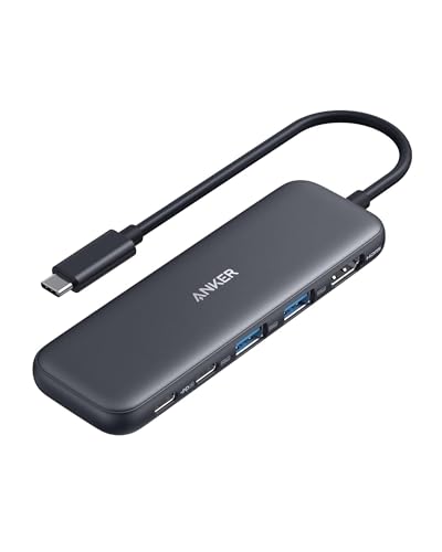 Anker USB C Hub, 5-in-1 USBC to HDMI Splitter with 4K Display | 85W Max PD, 1 Powered USB-C 5Gbps & 2 Powered USB-A 3.0 5Gbps Data Ports, for MacBook Pro, MacBook Air, Dell and More (Black)