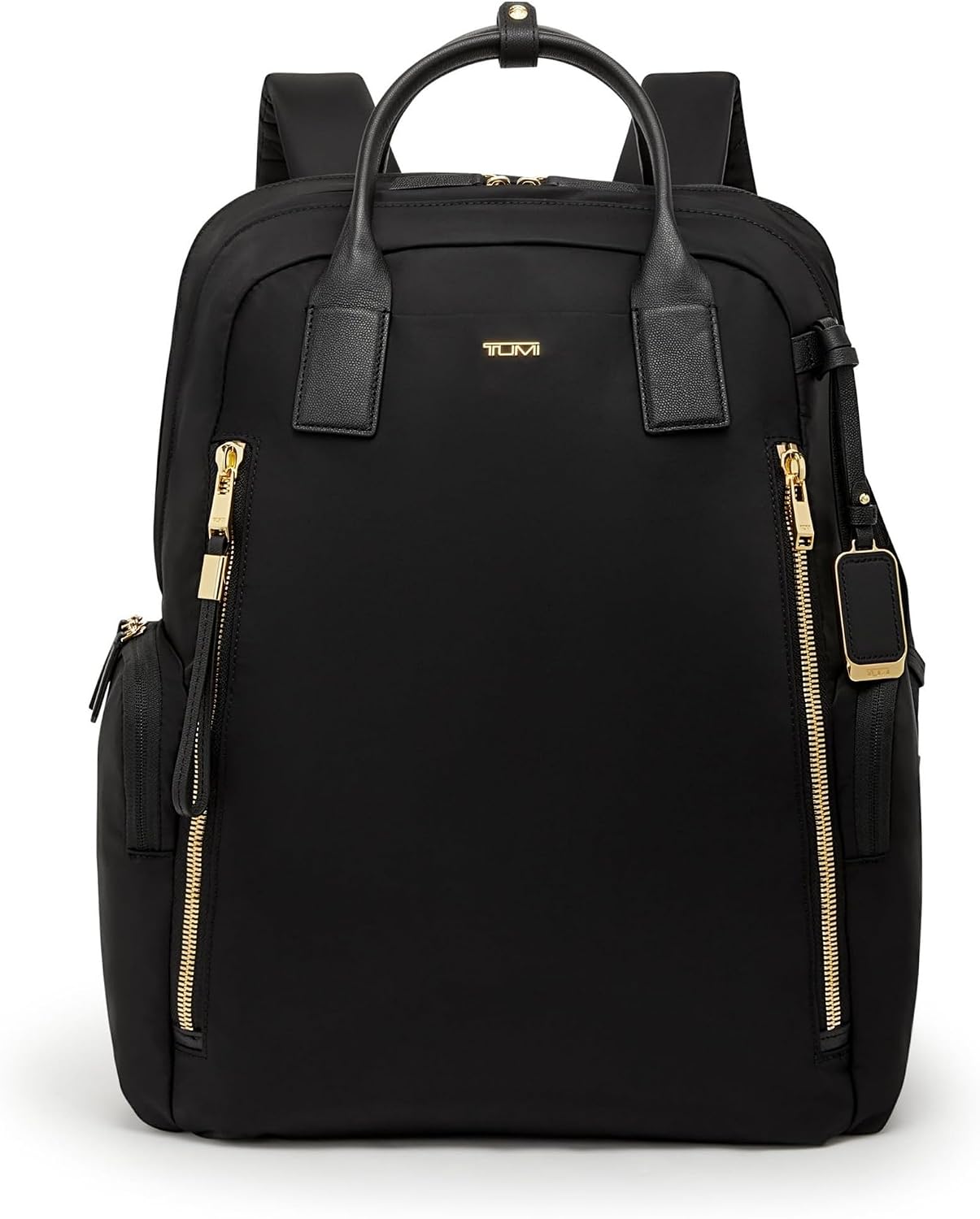 TUMI - Voyageur Atlanta Backpack - Travel Backpack for Women - For Business, Commute - Holds Up to 17" Laptop - Black - Gold Hardware
