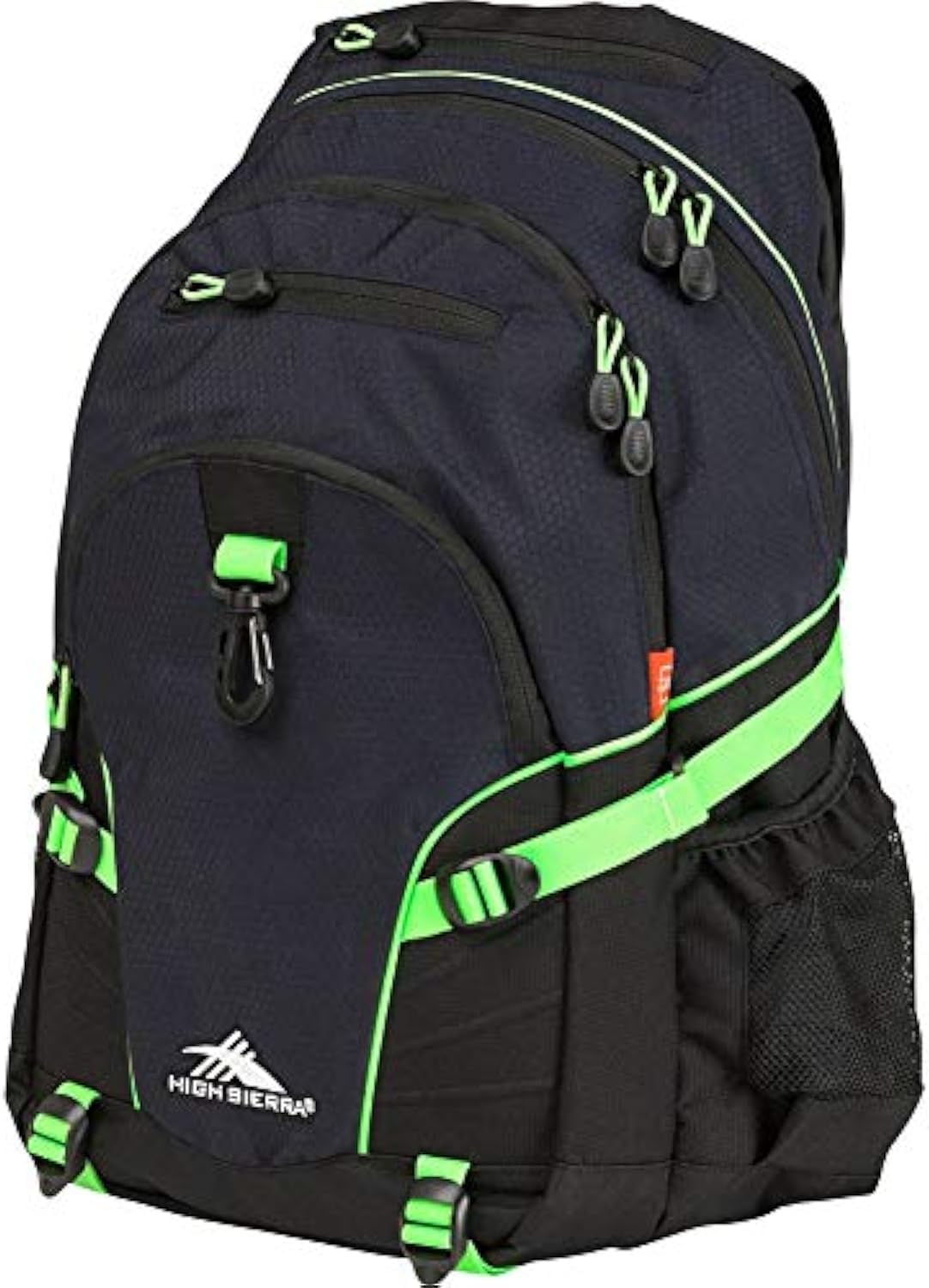 High Sierra Loop-Backpack, Travel, or Work Bookbag with tablet-sleeve, Olive, One Size