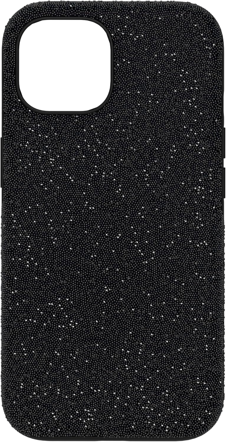 Swarovski High Smartphone Case for iPhone 15, Black Crystals, Part of the High Collection