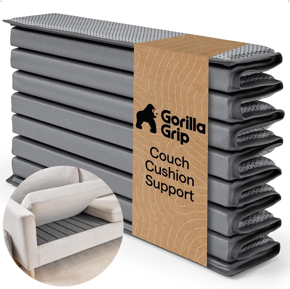 Heavy Duty Couch Cushion Support Board to Fix Sagging Sofas, 21.5 x 70 Sofa, Slip Resistant Thick Boards Add Strong Seat Supports, Replacement Stuffing Firmer Couches Accessories, Grey