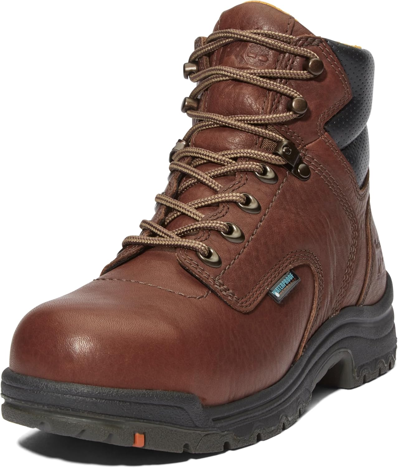 Timberland PRO Women's TiTAN 6 Inch Alloy Safety Toe Waterproof Industrial Work Boot, Dark Mocha Brown-2024 NEW, 10W