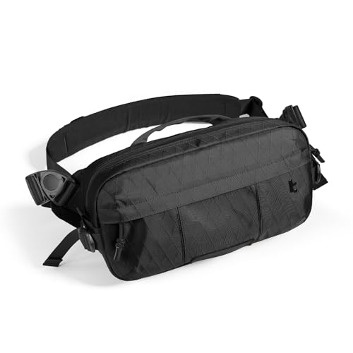 tomtoc 5.5L X-Pac Sling Crossbody Bag for Nintendo Switch 2/ROG Xbox Ally X | Heavy-Duty Cross Body Chest Daypack for Steam Deck OLED, Water-resistant Tactical Carry Travel Shoulder Daypack for Men/Women