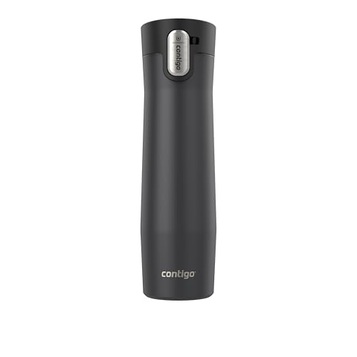 West Loop 3.0 Stainless Steel Insulated Travel Mug, Leak Proof with AutoSeal Lid, 24oz, Matte Black