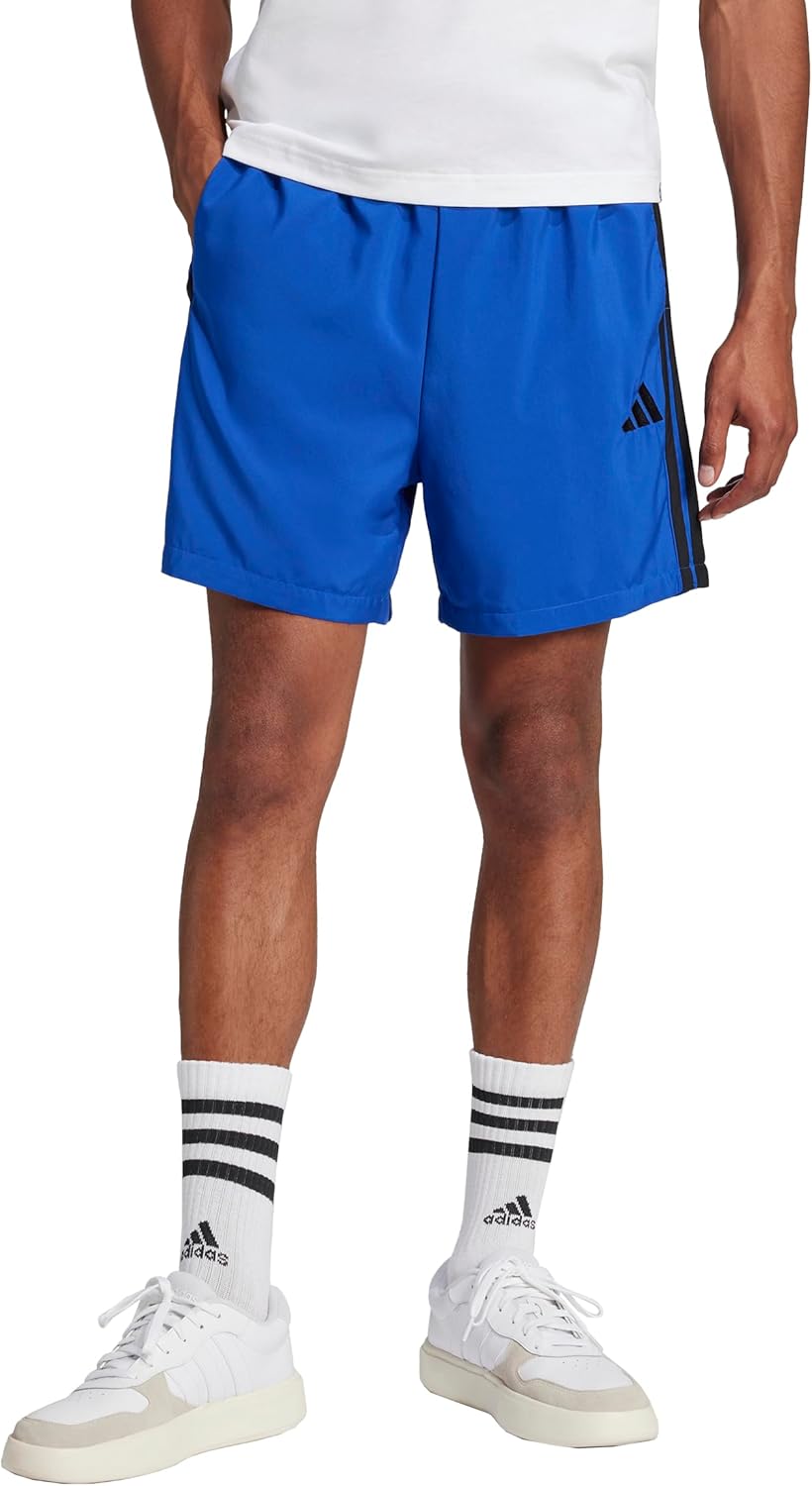 Men's Essentials 3-Stripes Chelsea 7-Inch Sportswear Shorts, Team Royal Blue/Black, Large