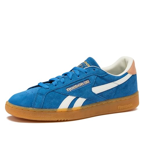 Reebok Unisex Club C Grounds UK Twilight Blue/Clay/Chalk Men 5 Women 6.5 M