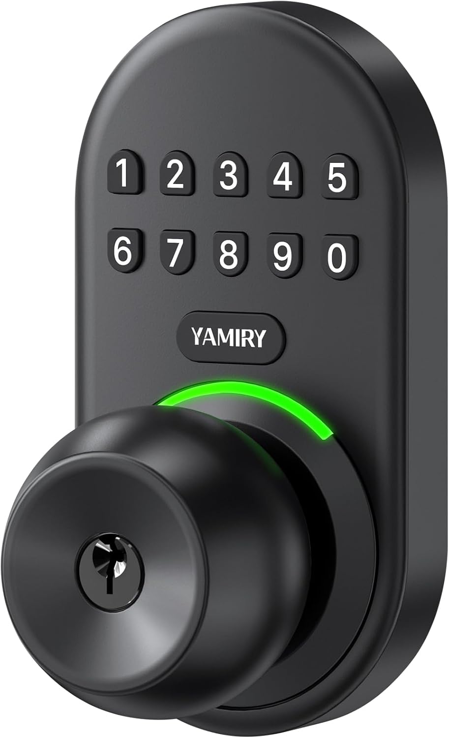Keypad Smart Door Knob Lock, Yamiry Keyless Entry Digital Lock with Handle