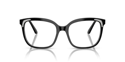 Swarovski SK2033 Prescription Eyewear Frames, Black/Demo Lens, 52 mm