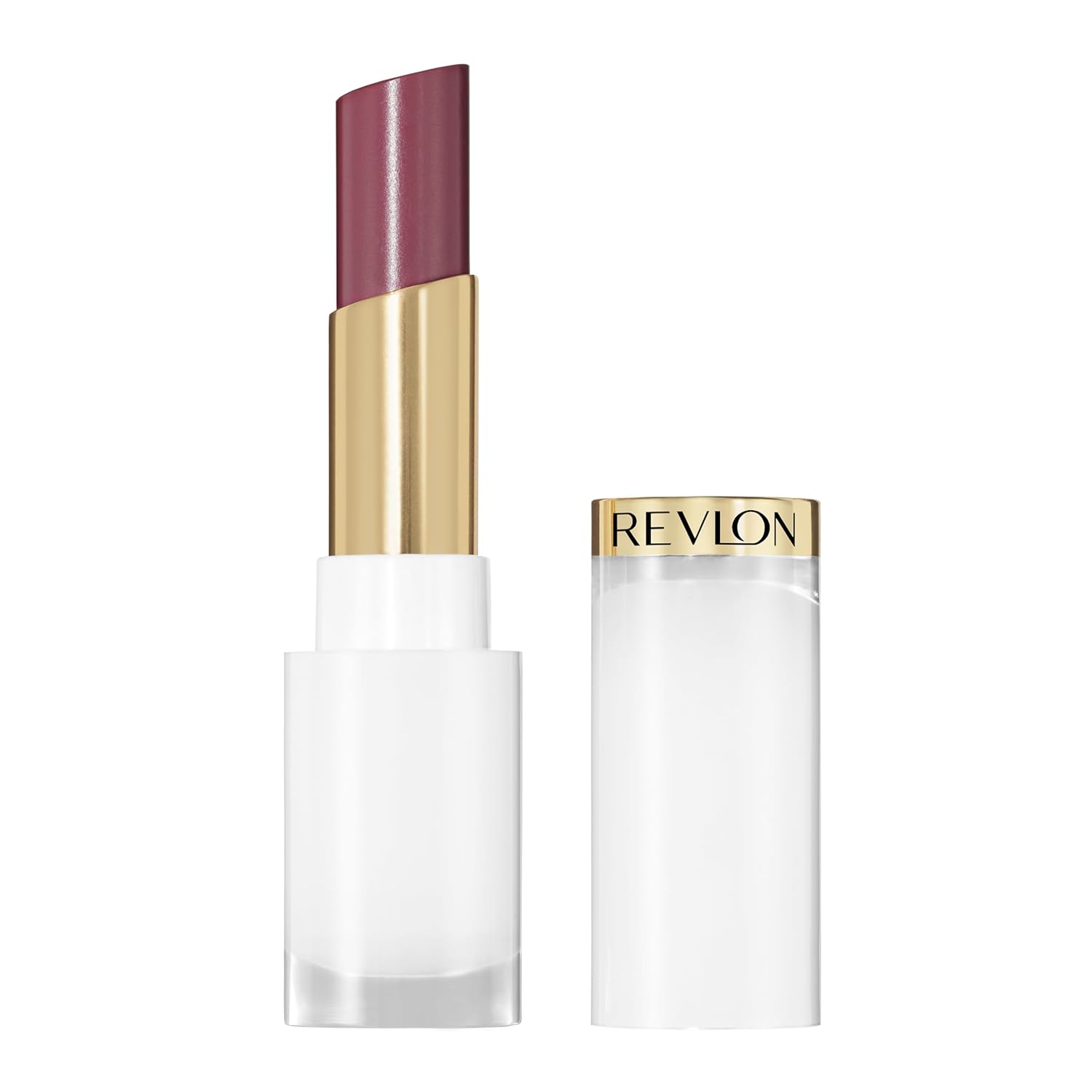 REVLON Super Lustrous Glass Shine Balm, 007 Glazed Mauve, 0.11 oz