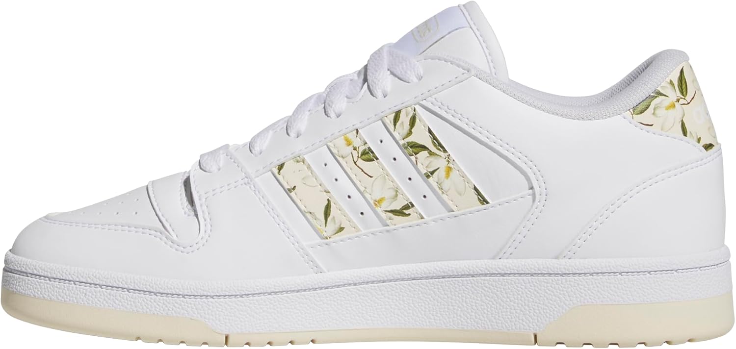 Adidas Women's Break Start, White/Cream White/White, 8