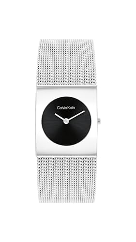 Calvin Klein Women's CK Pulse - 26mm 2H Quartz Watch - Stainless Steel Mesh Bracelet - Water Resistance 30 Meters - Minimalistic Style – Premium Fashion - Gift for Her