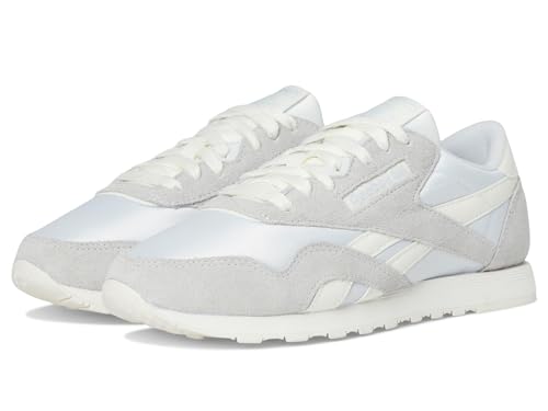 Reebok Classic Nylon Womens Sneakers, Casual Tennis Shoes Women, Moon/Moon/Chalk, 10.5