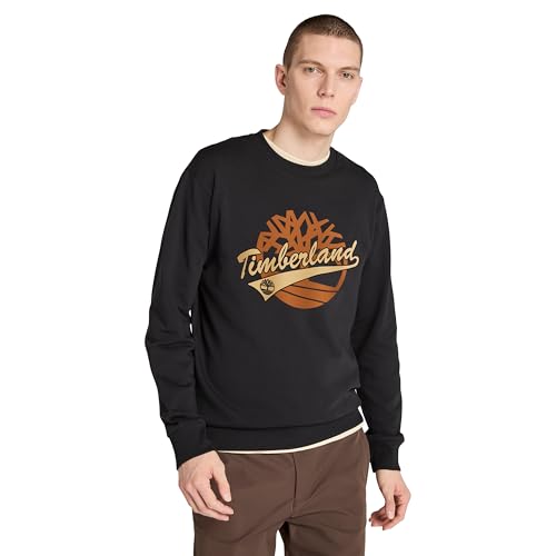 Men's Brand Carrier Graphic Crew Sweatshirt, BLACK, L