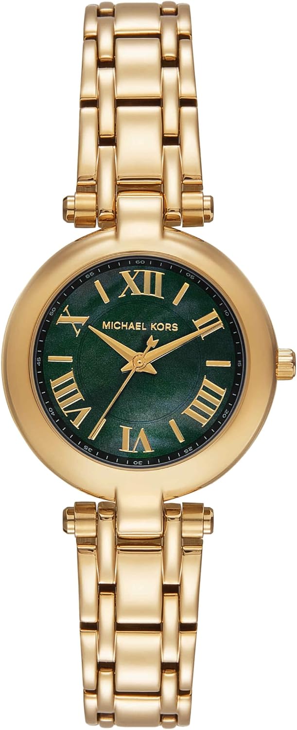 Michael Kors Women's Watch, Laney Three-Hand Gold-Tone Stainless Steel Watch for Women