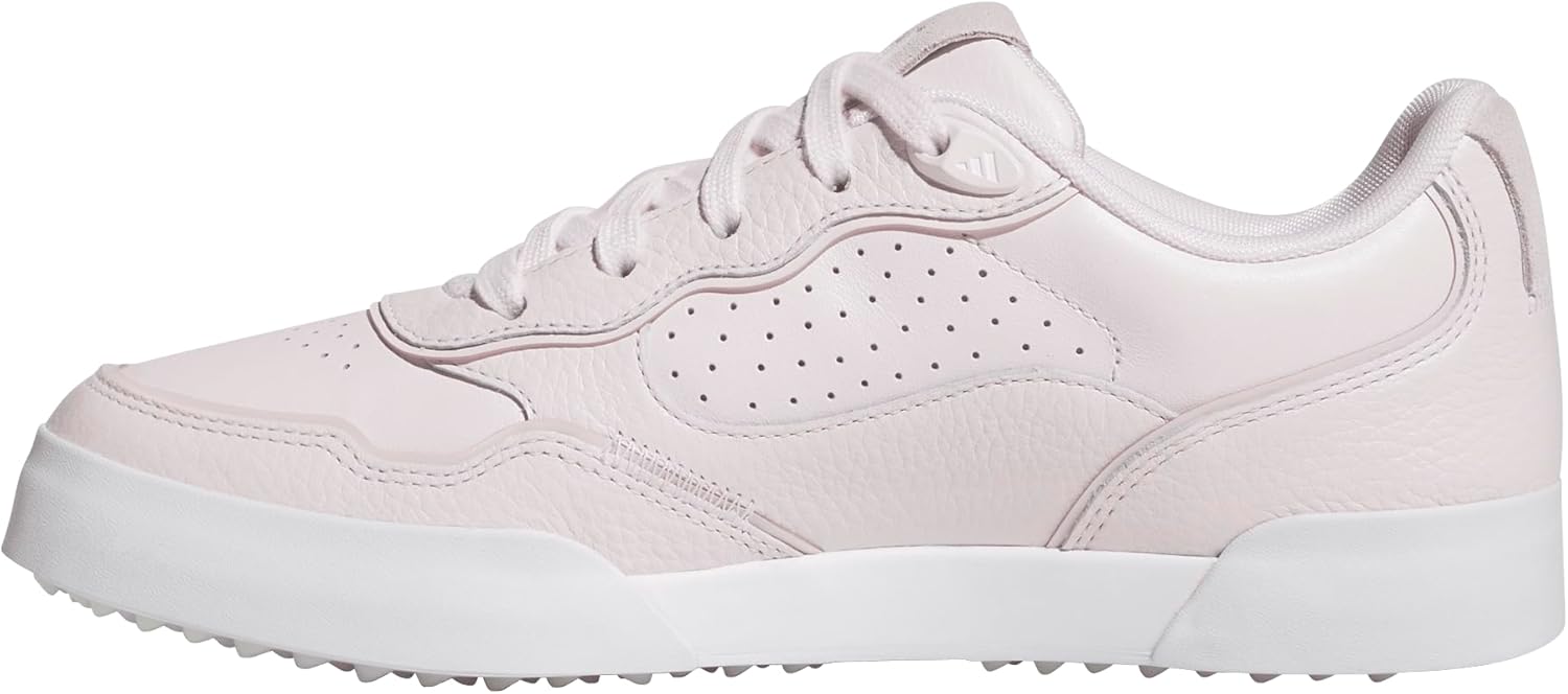 Adidas Women's Retrocross 25 Spikeless Golf Shoes, Almost Pink/Footwear White/Off White, 8.5
