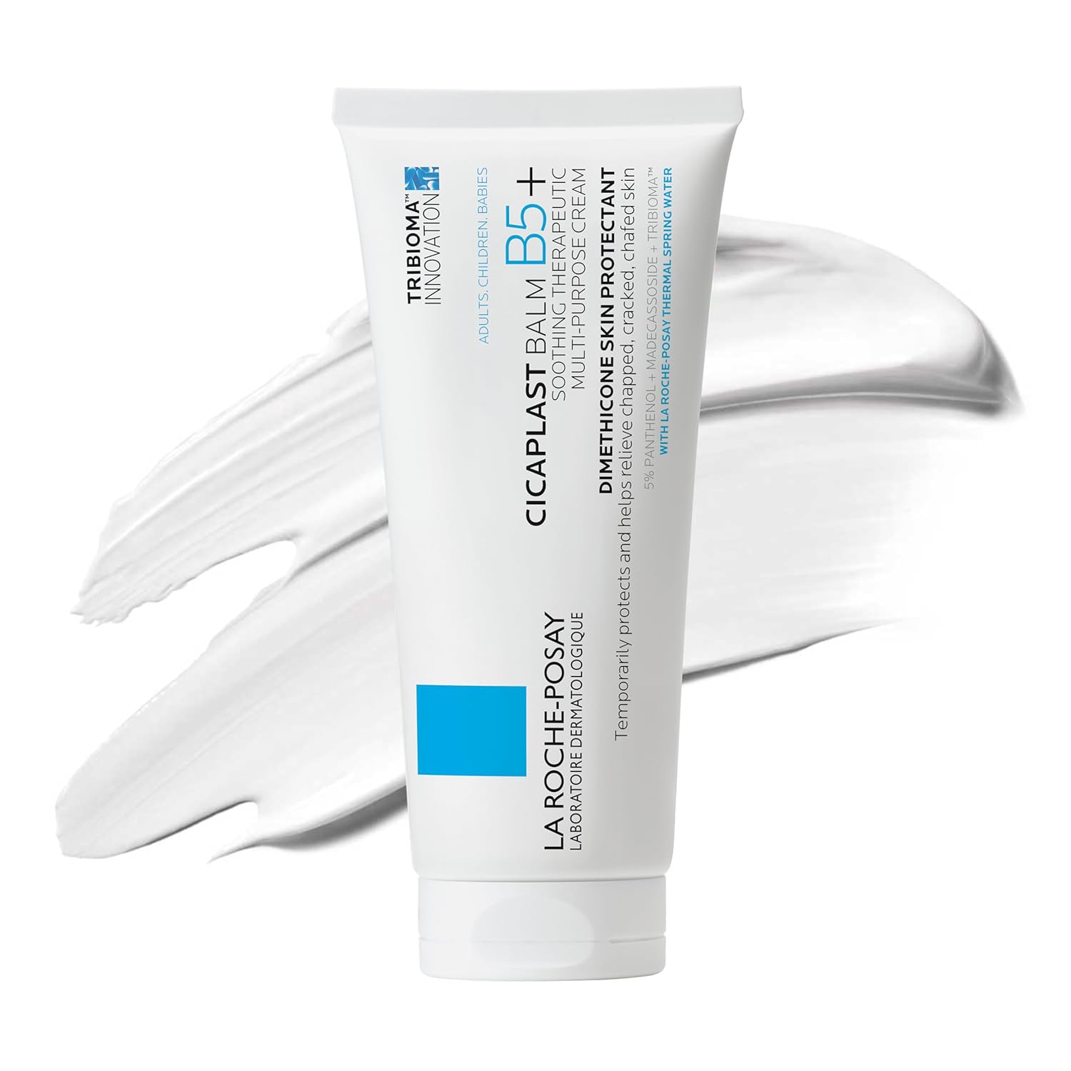 La Roche-Posay Cicaplast Balm B5 Skin Barrier Repair Cream with Centella Asiatica, Shea Butter & Panthenol | Multi-Purpose Healing Ointment for Dry, Irritated Skin | Face & Hand Balm, Baby Safe, 100ml