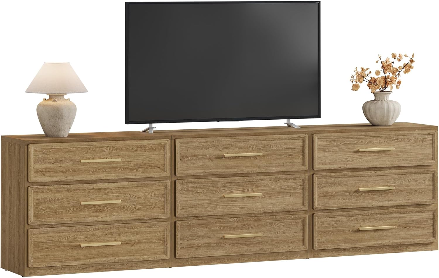 SICOTAS Oversized Night Stand Set 2 for Bedroom 31.3" Bedside Table