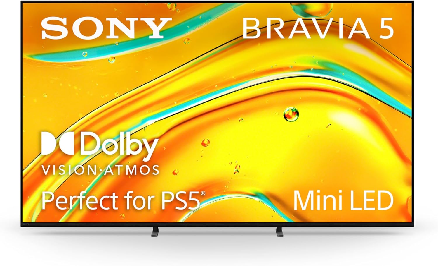 BRAVIA 5 65 Inch TV, Mini LED, 4K Smart Google TV, XR Processor with AI Technology,120hz Television with Dolby Vision/Atmos, Exclusive Features for PlayStation®5, K-65XR50