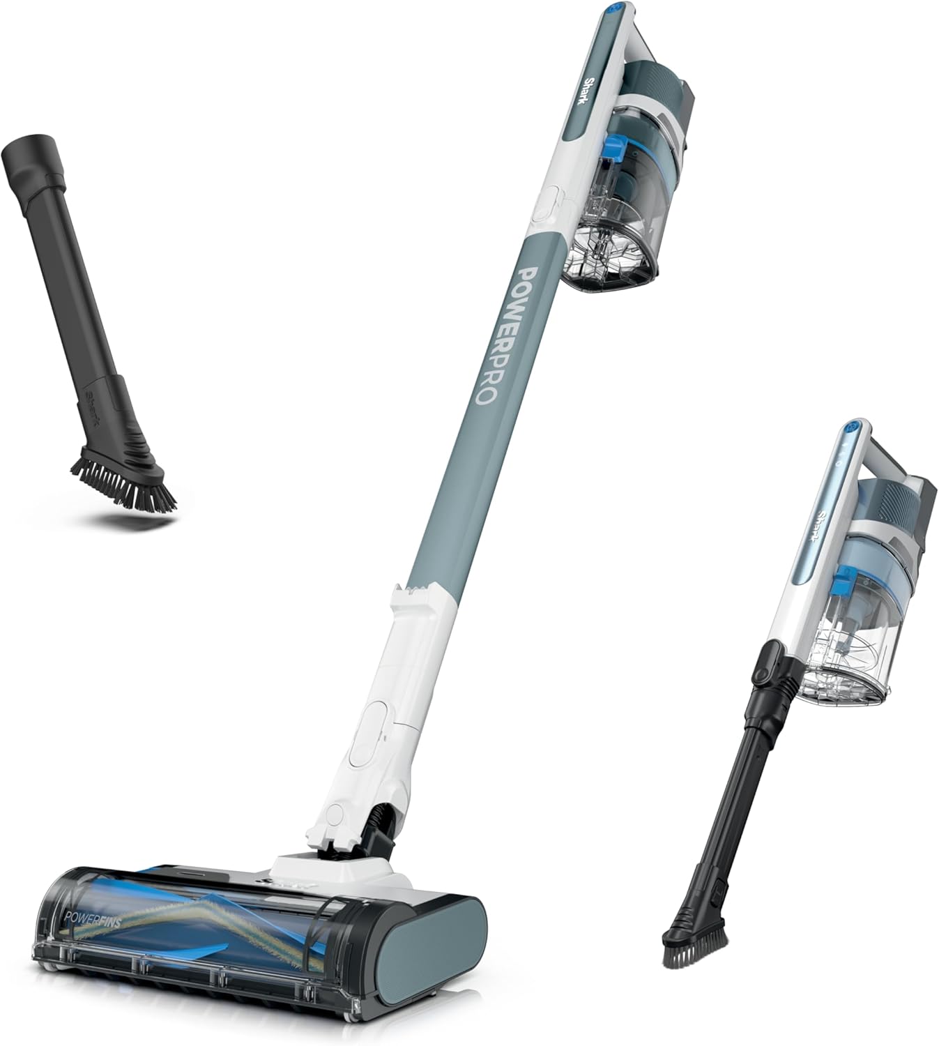 PowerPro Plus Cordless Stick Vacuum, Lightweight, Rechargeable, FloorDetect Technology, HEPA Filter, Up to 50-Minute Runtime, Powerful Pet Hair Pickup, Carpets & Hard Floors, Pure Water, IZ377H