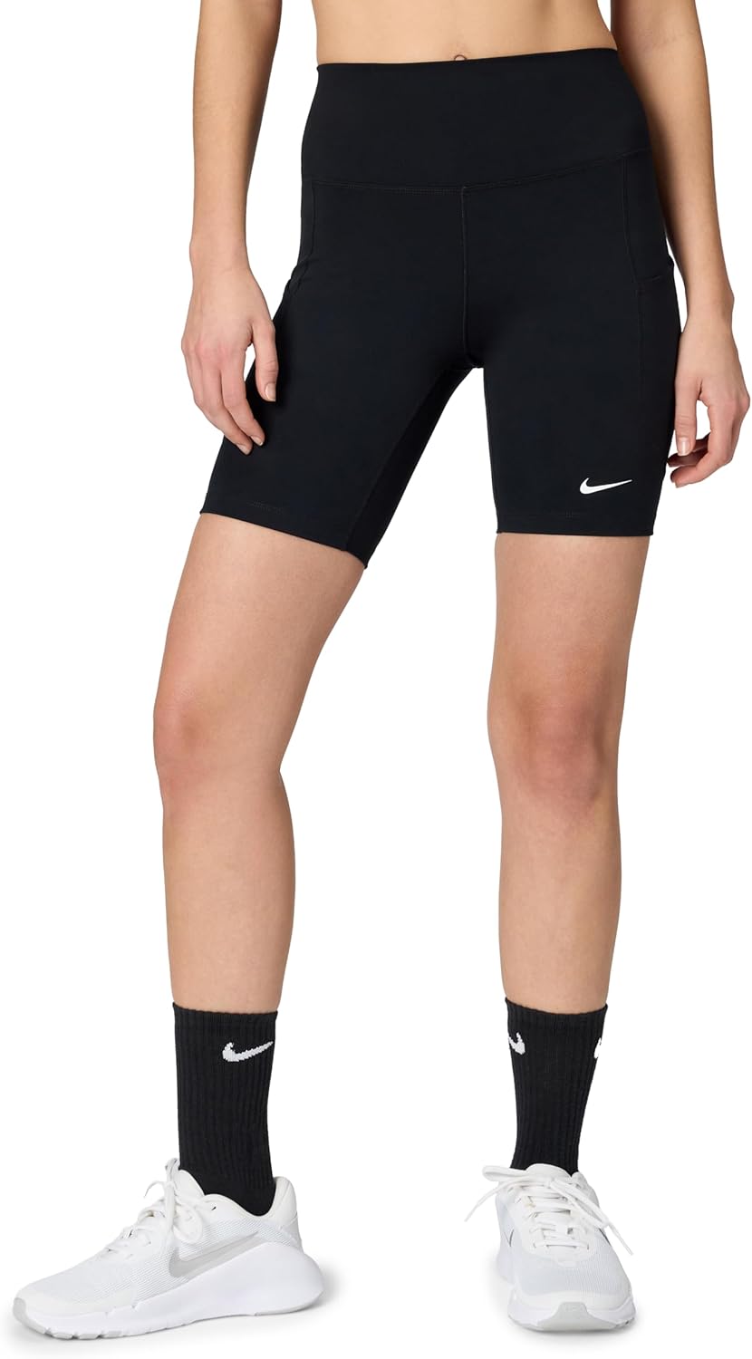 Nike Women's One High-Waisted Bike Shorts (8" Inseam w/ Pocket)