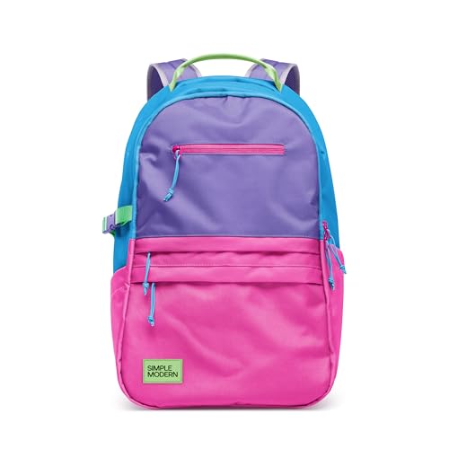 Simple Modern Kids Backpack for School | 20L Laptop Backpack | 80s Mix | Ellis Bookbag for Girls, Boys | Cute Backpack for Middle School, High School, Teens | 80s Mix