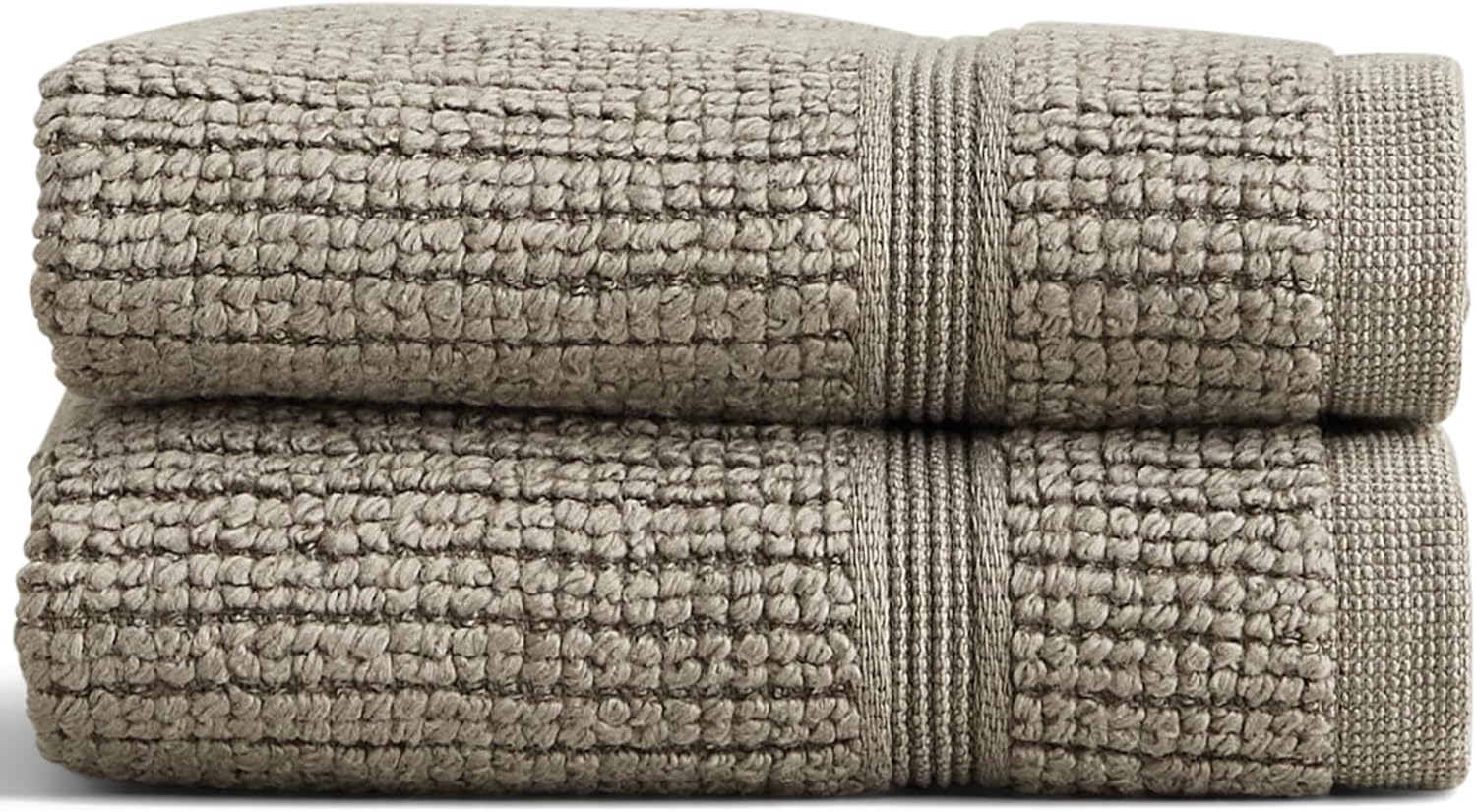 Preston Lane Douro Washcloth Set – 2 Pack Luxury Cotton Towels, Ultra Soft & Absorbent, Quick-Dry Spa-Quality Bathroom Towels, Made in Portugal, Eucalyptus