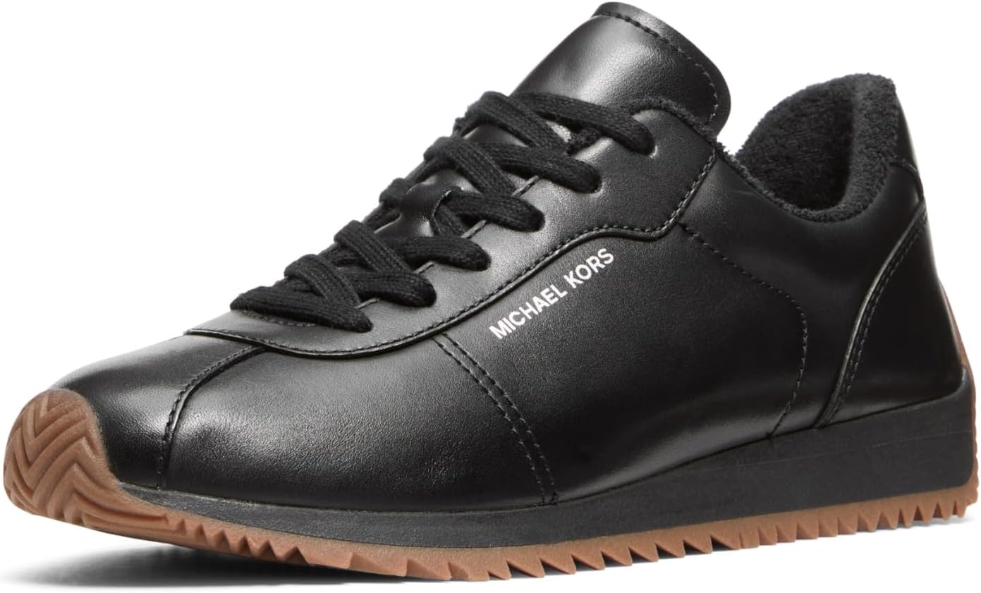 Michael Kors Women's Rhodes Trainer, Black, 8