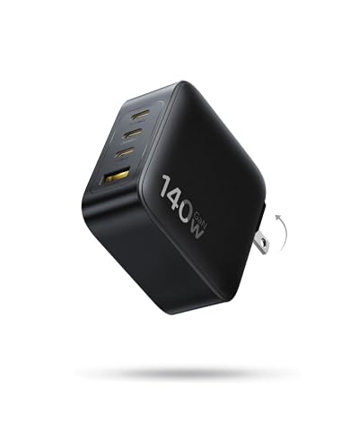 Baseus PD3.1 140W USB C Charger PPS Fast Charger Type C Fast Charging Block | USB C Brick for MacBook Air/Pro, Pixelbook, iPad, iPhone Duo, iPhone 18/17/16/15 Series, Galaxy S25 Ultra